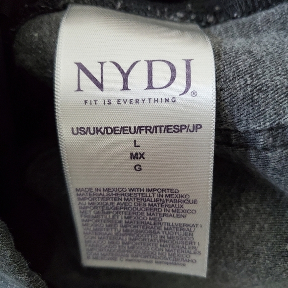 NYDJ Spanspring Pull-On Slim Bootcut Jeans Trinity High Rise Large (Size 12-16) - Picture 8 of 10